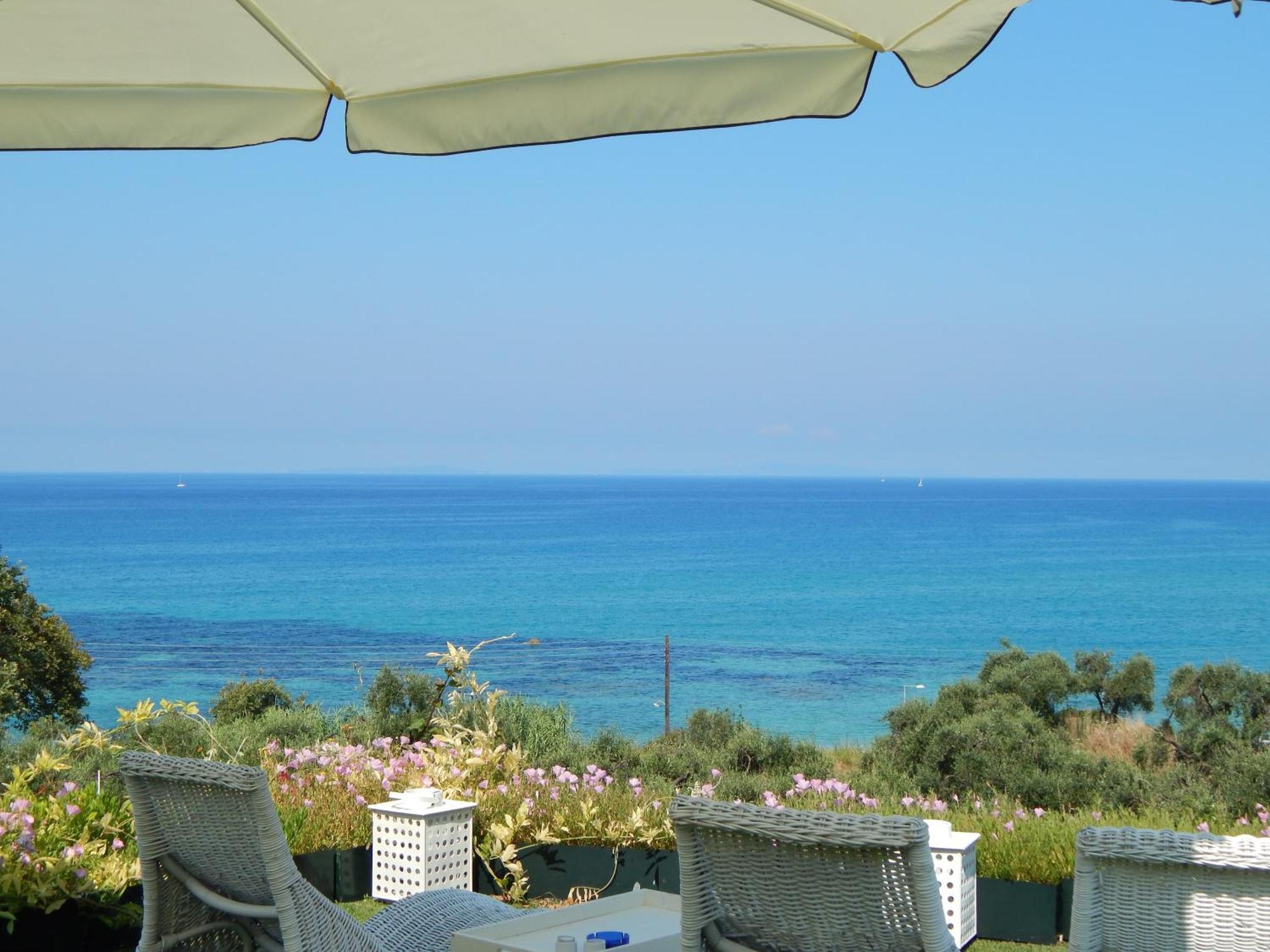 Palmina Mare Villa And Studios Paralia Vrachou Ngoại thất bức ảnh
